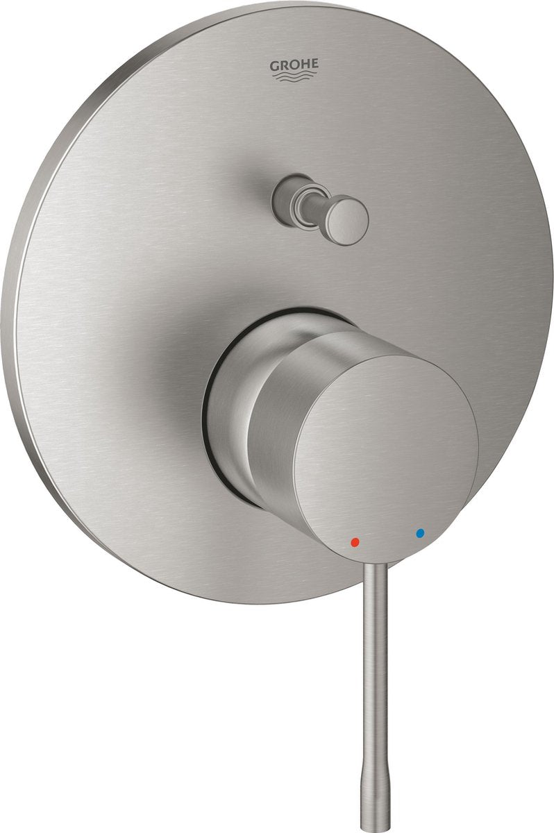 Grohe essence inbouw douchekraan - opbouwdeel - 2 uitgangen - rvs