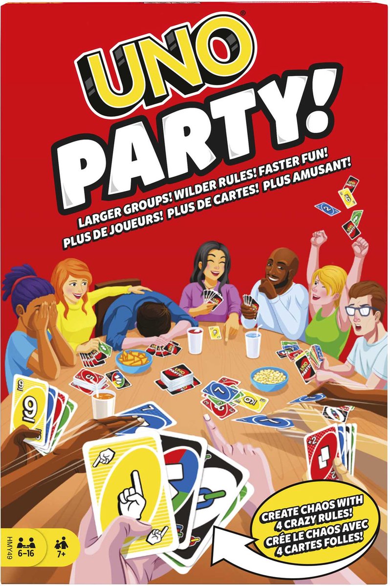 Mattel Uno Party Card Game