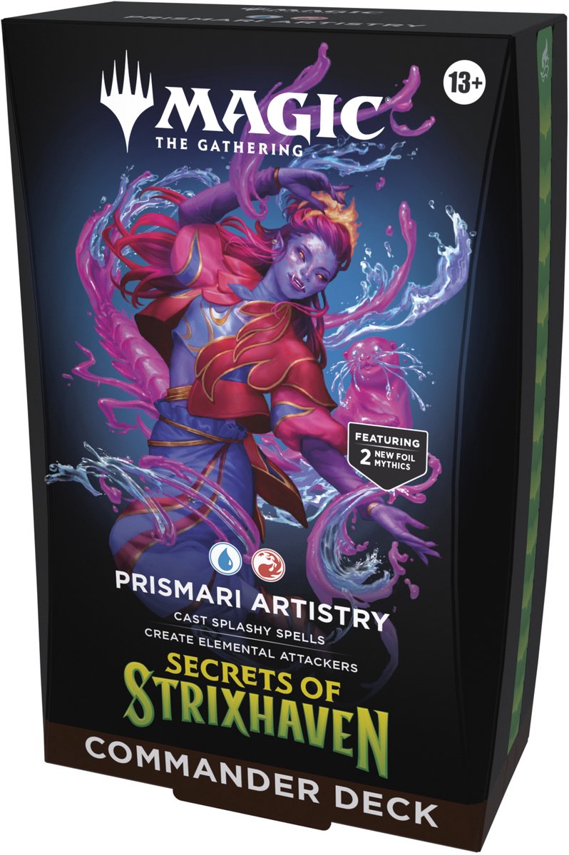 Magic: la magia della raccolta: i segreti della raccolta del mazzo comandante di Strixhaven - arte prismari