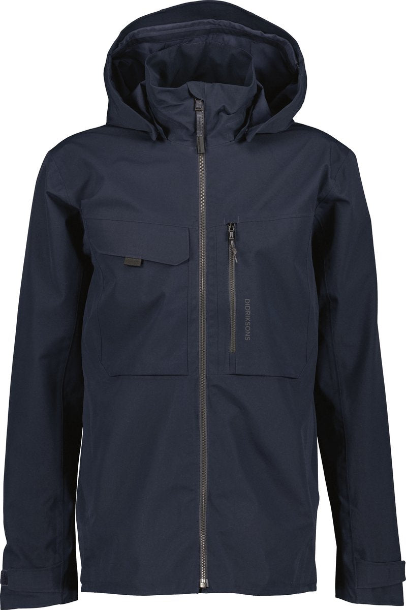 Giacca da esterno unisex Didriksons Aston Usx Jkt 5 - blu notte scuro