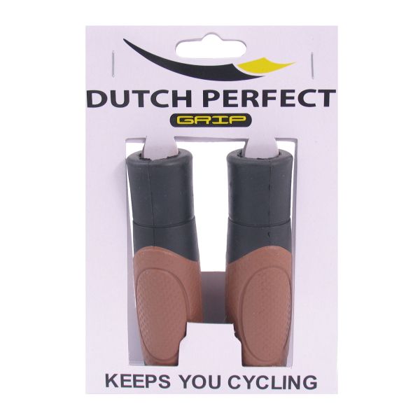 Mango de bicicleta de goma resistente, 80 cm, negro