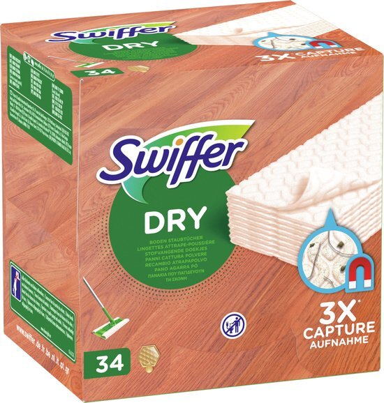 Swiffer Swiffer Pavimento panni di legno pavimenti in legno Laminato 34 pezzi