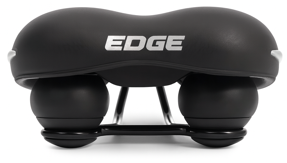 Edge Fietszadel Liberto Zwart (Embalaje del lugar de trabajo)