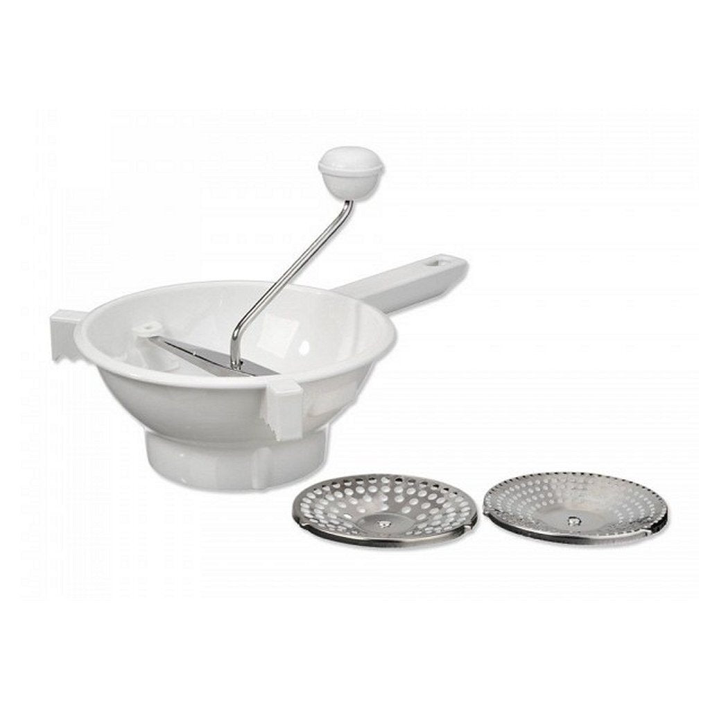 Passener de le chef básico Seef + 2 discos de acero inoxidable blanco