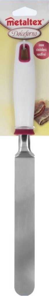 Metaltex metaltex spatula flexible dolceforno 34 cm acero inoxidable plateado rojo