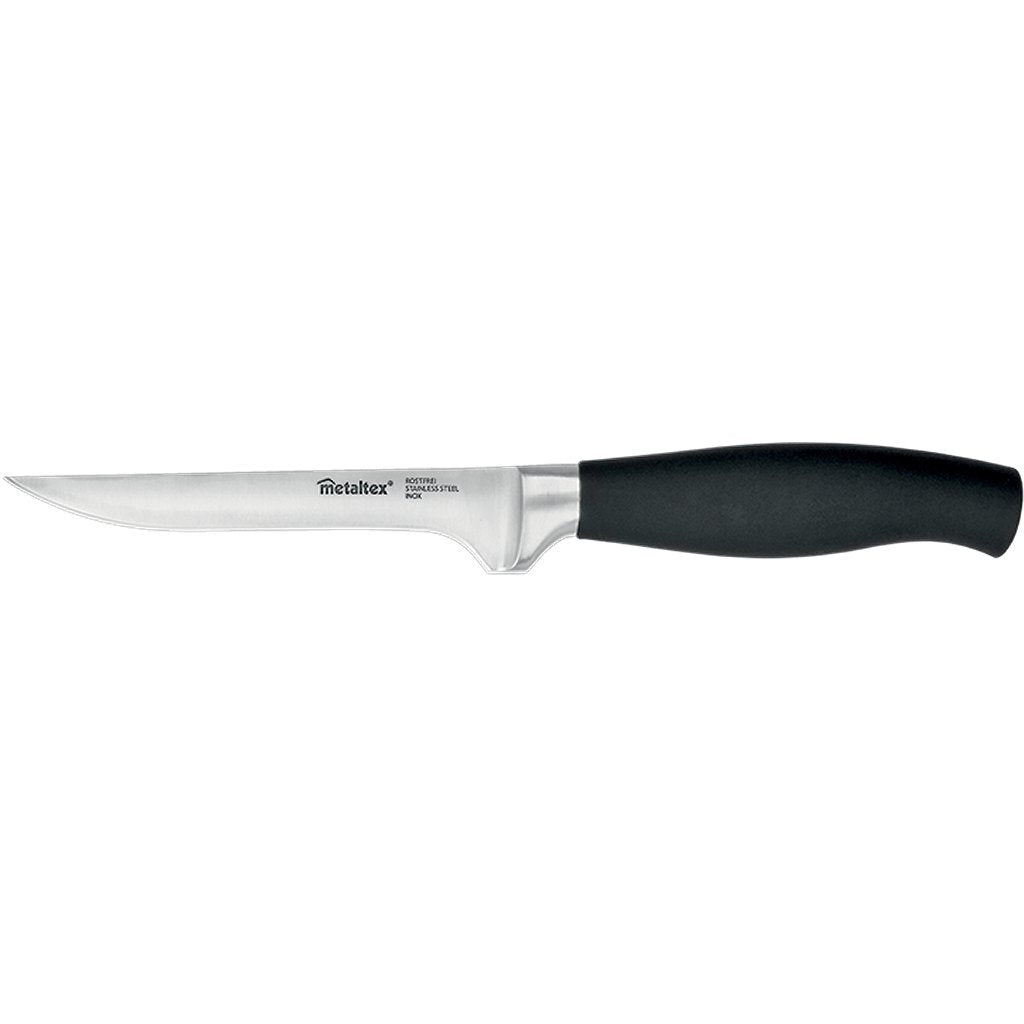 Metaltex Metaltex Comfort Meat Knife de 28 cm de acero inoxidable negro