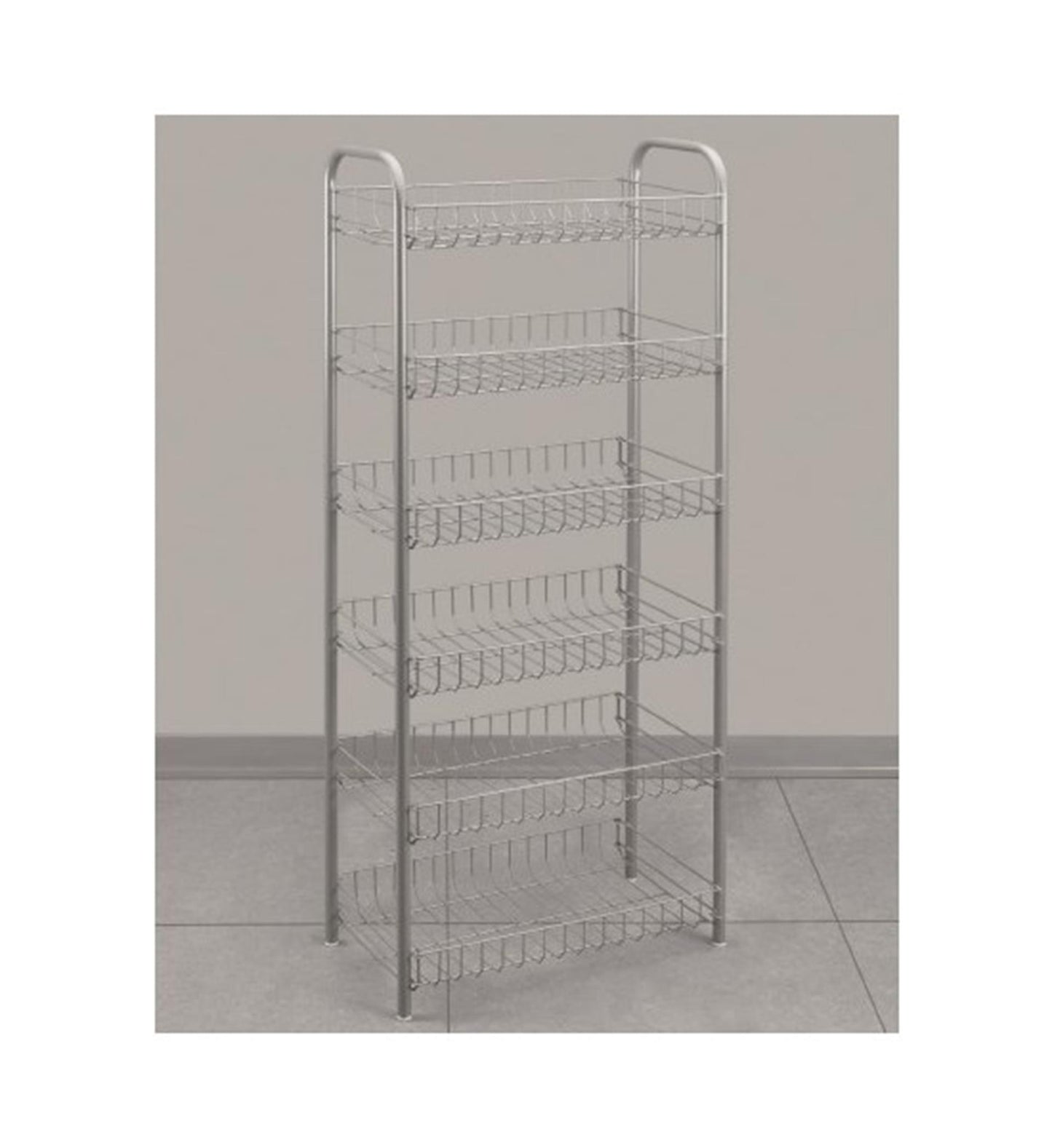Estantería metaltex cromo 6 pisos