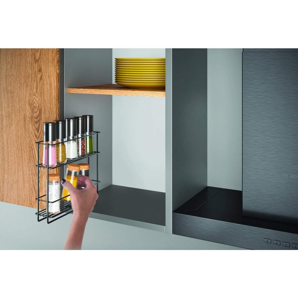 Metaltex Metaltex Extendible Spice Rack negro