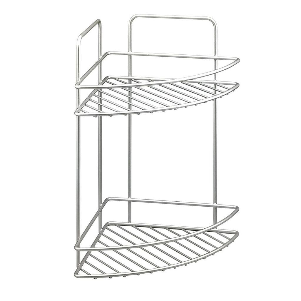 Tomado-Metaltex Tomado Metaltex Reflex Cernera Ratante de baño 2 pisos Gris plateado