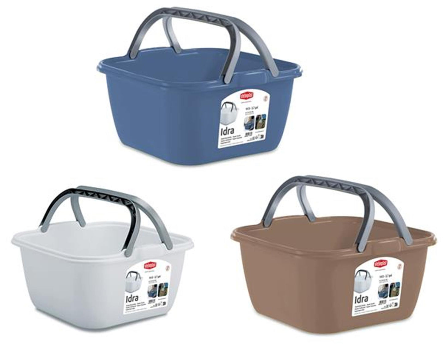 Stefanplast lavaplatos con asa 13l
