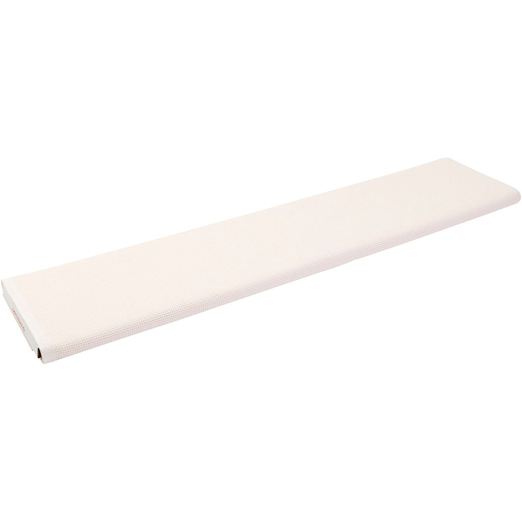 Creative Company Aida, B: 60 cm, 24 quadrati per 10 cm, bianco, 3 m 1 scatola