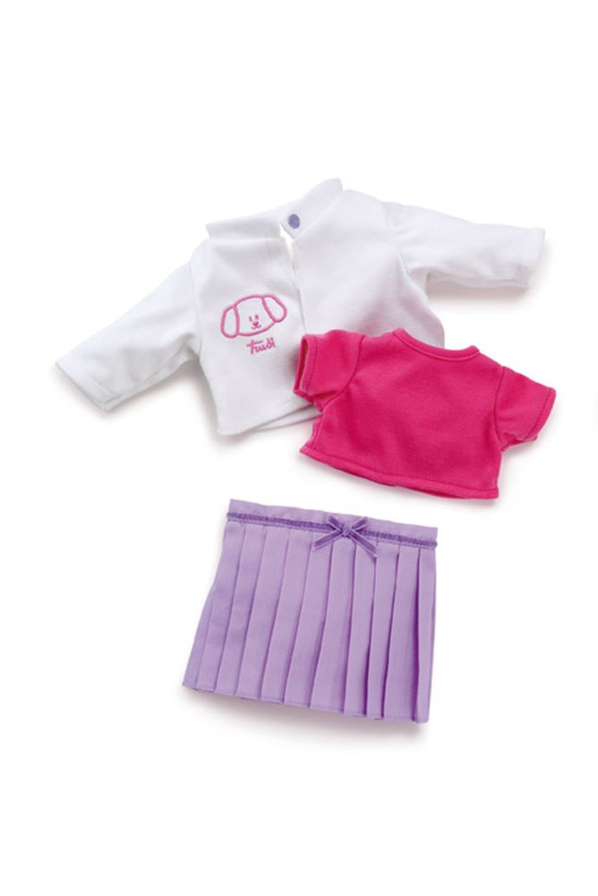 Ropa Trudi 30 cm. conjunto de falda morada