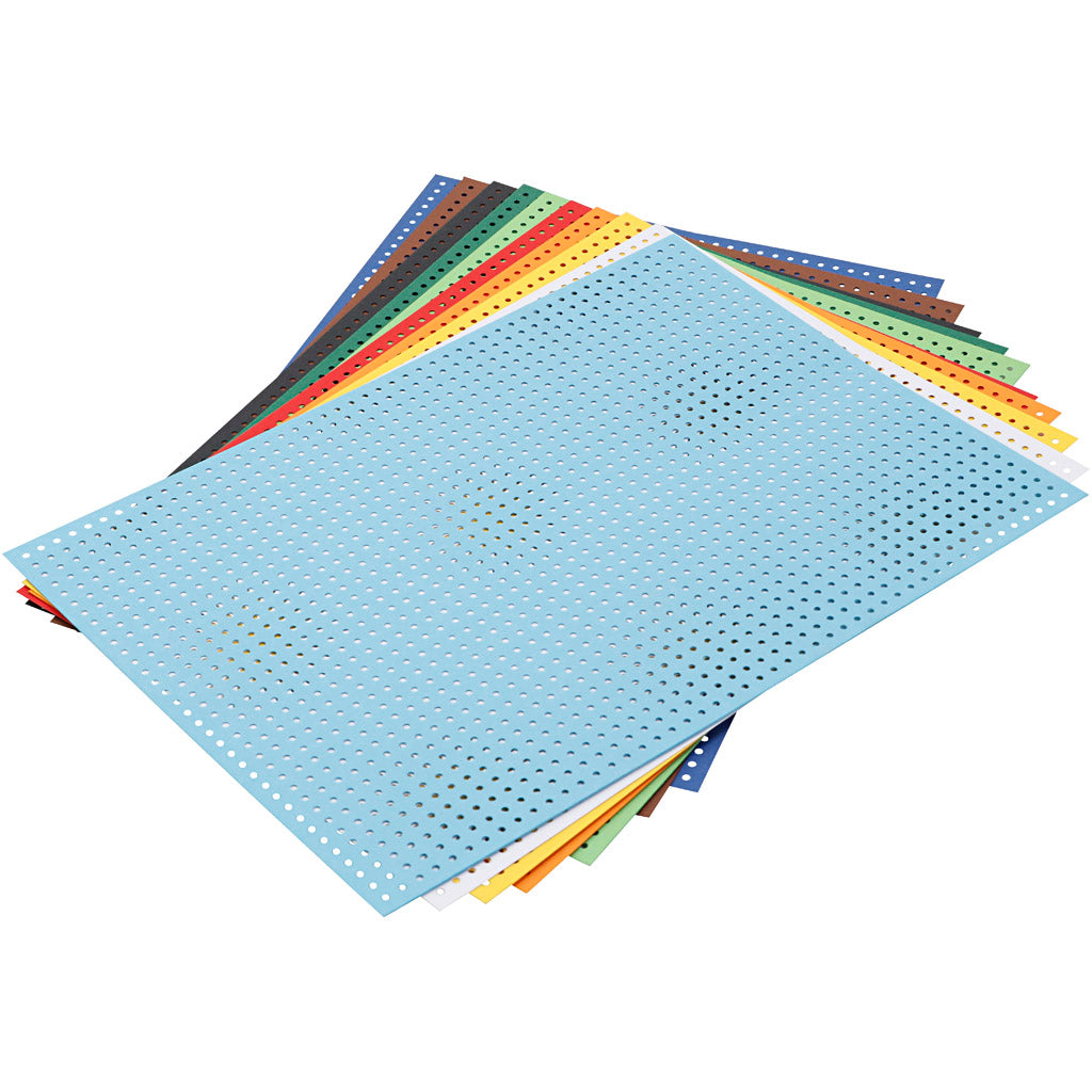 Creative Company Cross Crosss Punts Cardboard Colours, 10 fogli