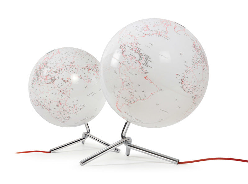 Atmosfera Atmosfera NR-0331Nono-GB Globe Nodo 30 cm diametro con illuminazione rosso bianco