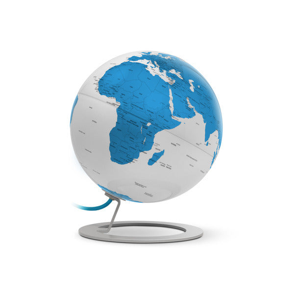 Atmosfera Atmosfera NR-0324IGWT-GB Globe Iglobe Turquoise leggera da 25 cm Diametro Chrome