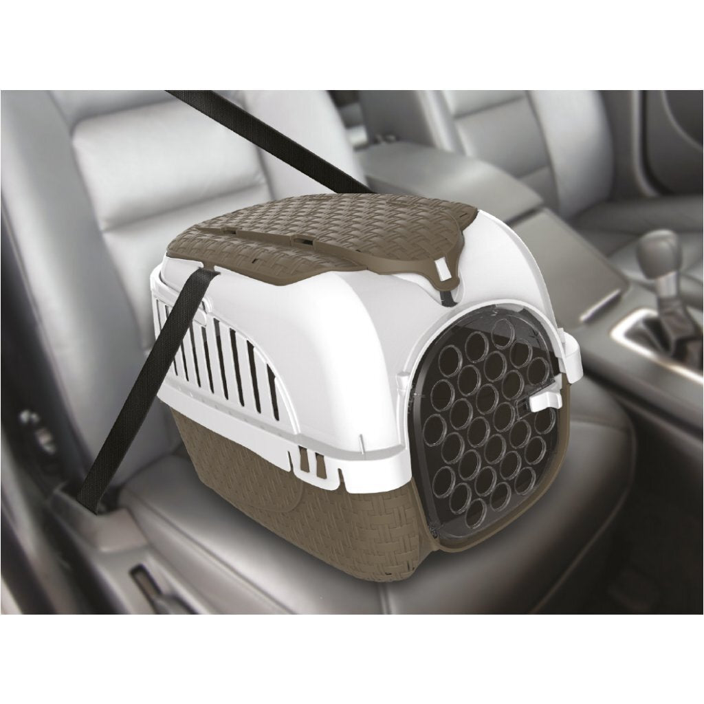 Bama Pet Transportbox 59x38x37 cm Taupe White