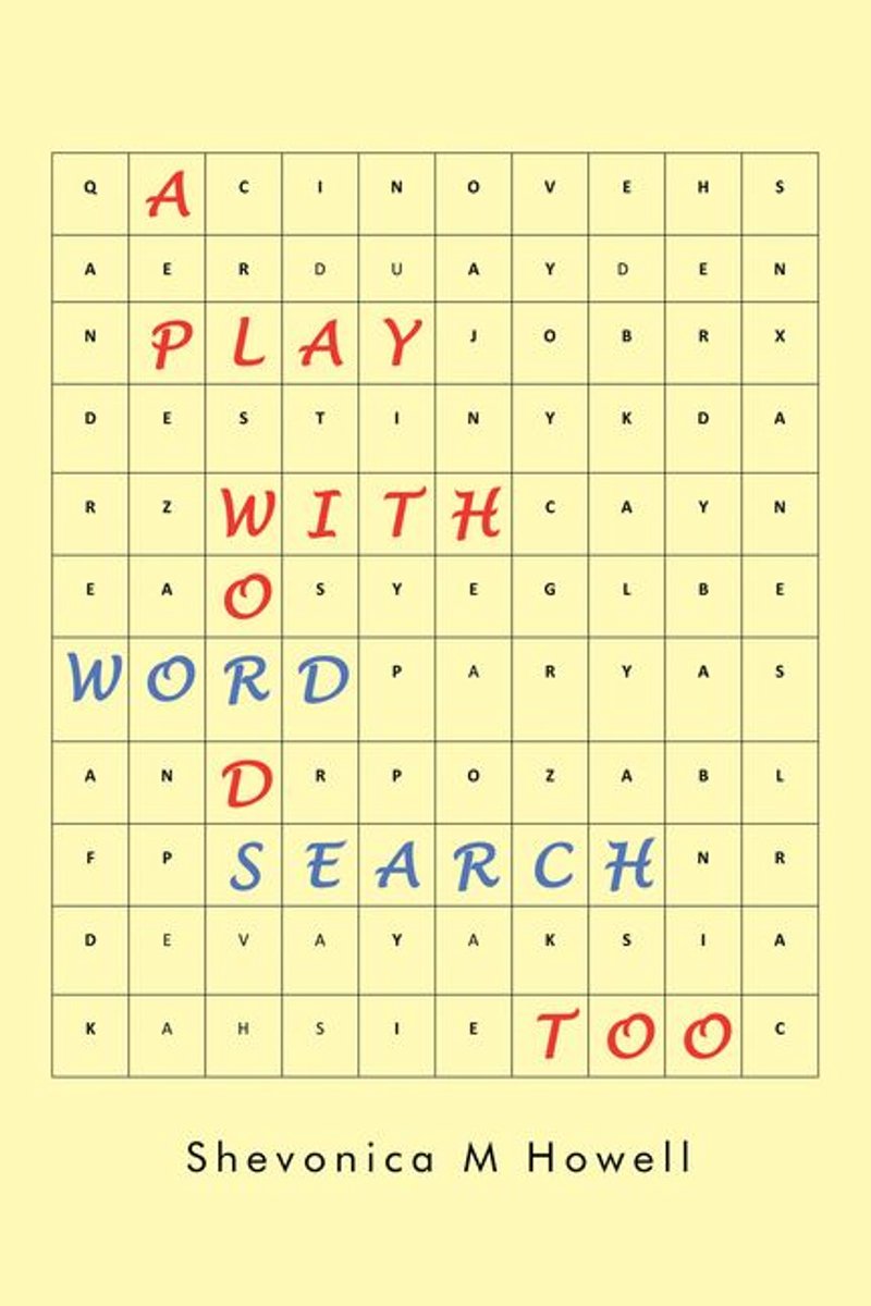 A play with words word search too