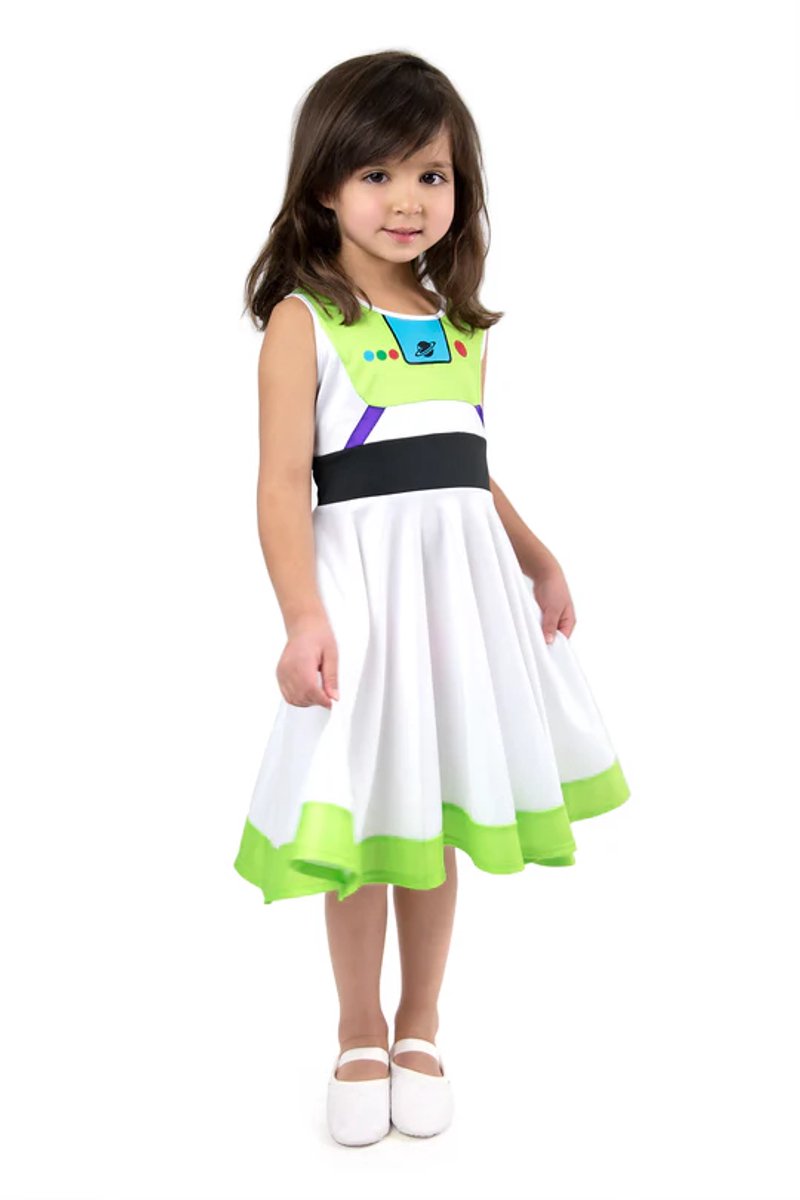Little adventures - astro twirl jurk – maat 128-134