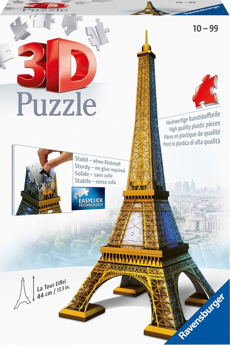 RAVENSBURGER 3D puzzle Torre Eiffel 216 pezzi