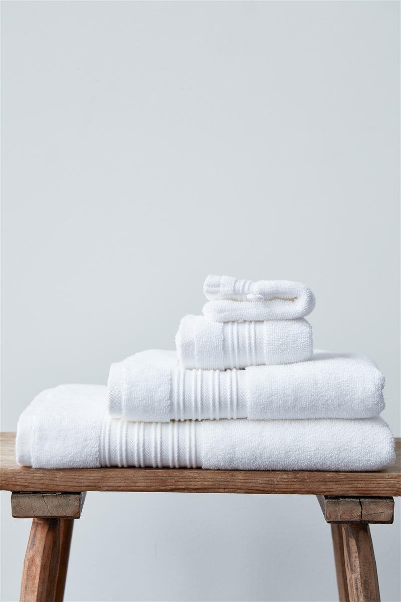 Beddinghouse velato - rigato - cotone - asciugamano - 60x110 cm - bianco