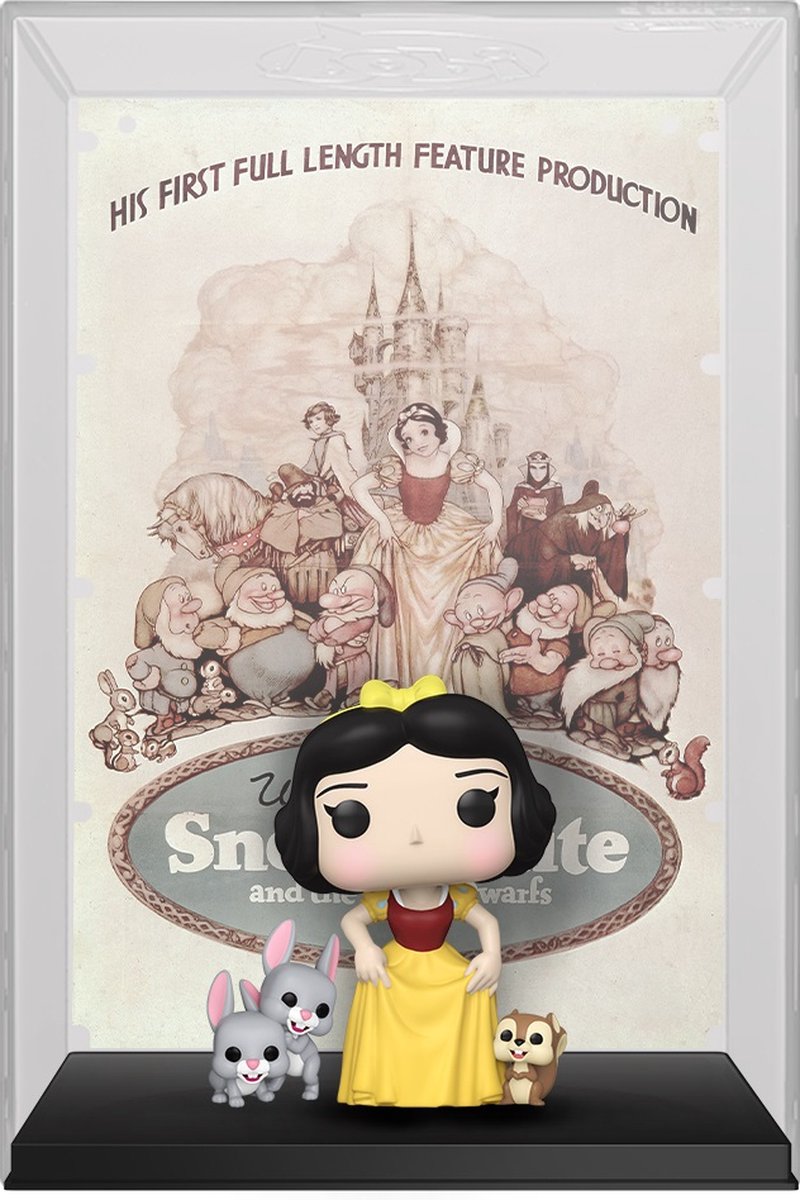 Funko blanca nieves - póster de la película pop - figura de disney