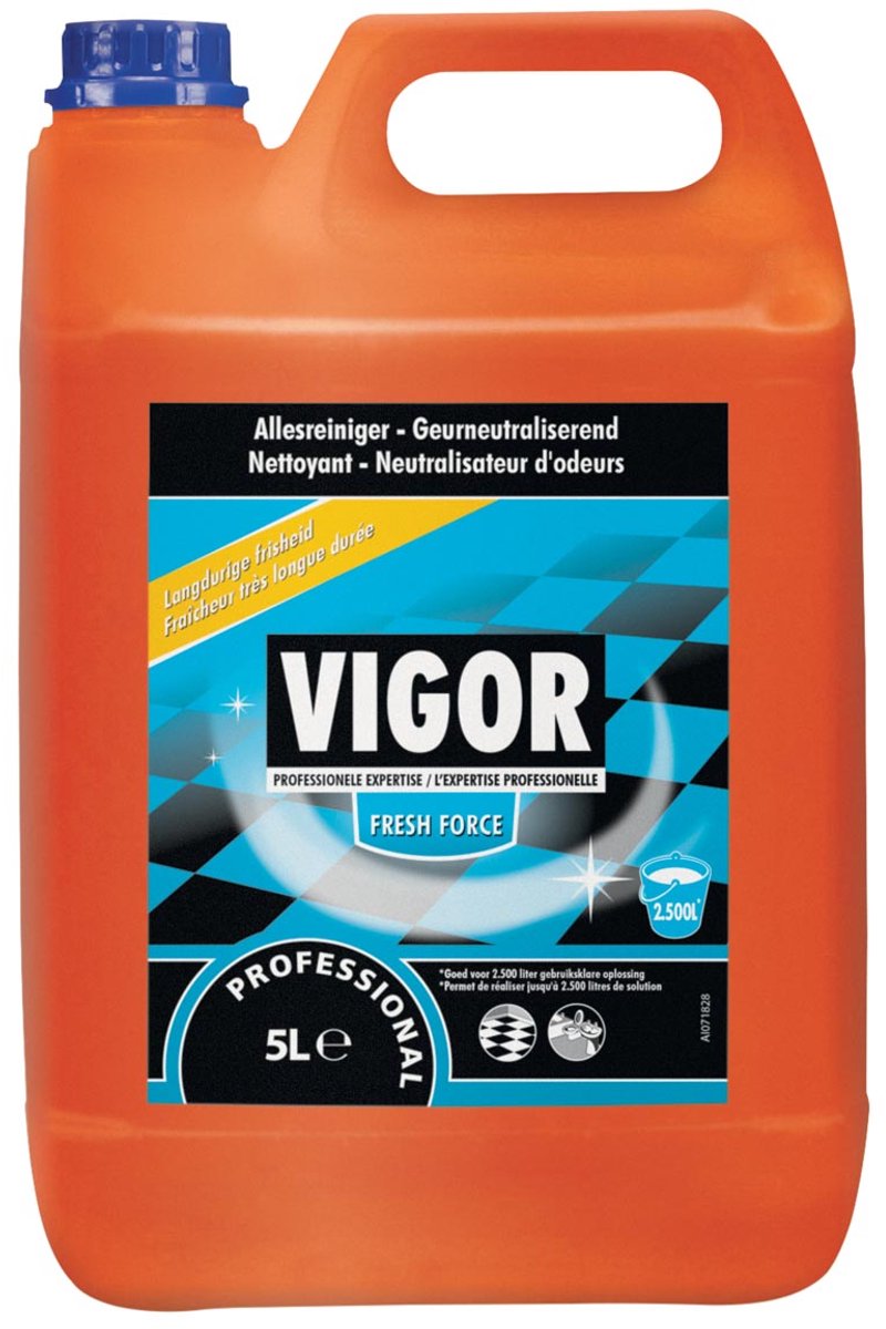 Vigor limpiador multiusos fuerza fresca botella 5 litros