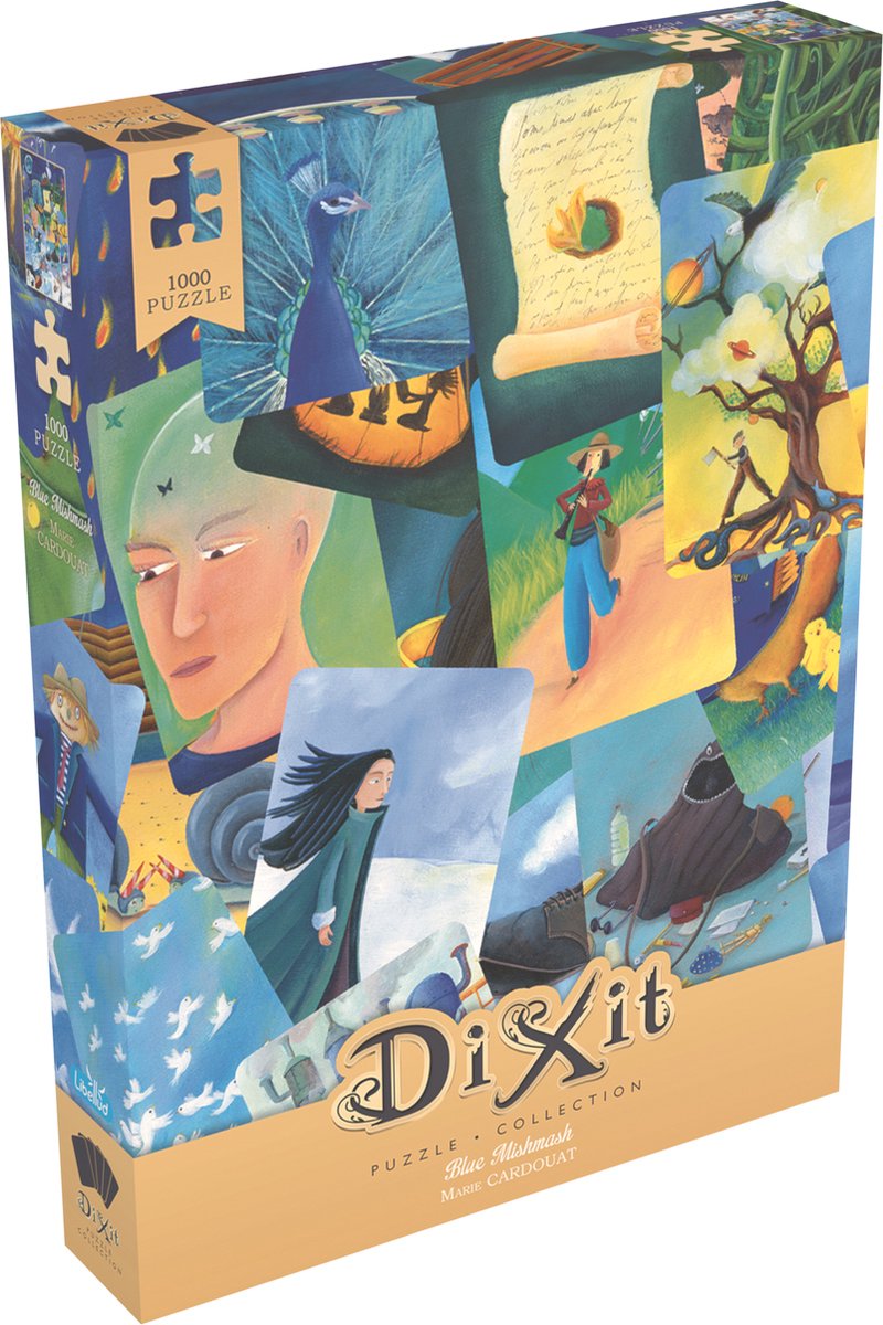 Libellud dixit - miscuglio blu - puzzle - 1000 pezzi