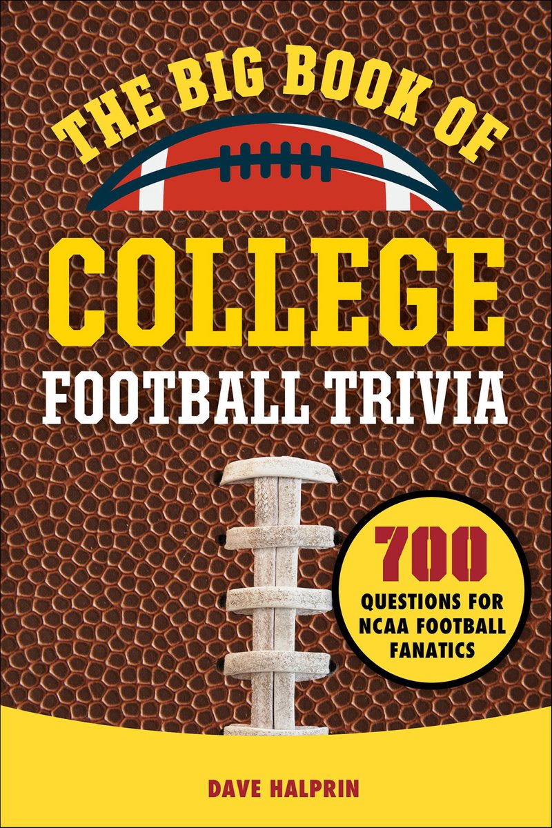 El gran libro de trivia del fútbol universitario.