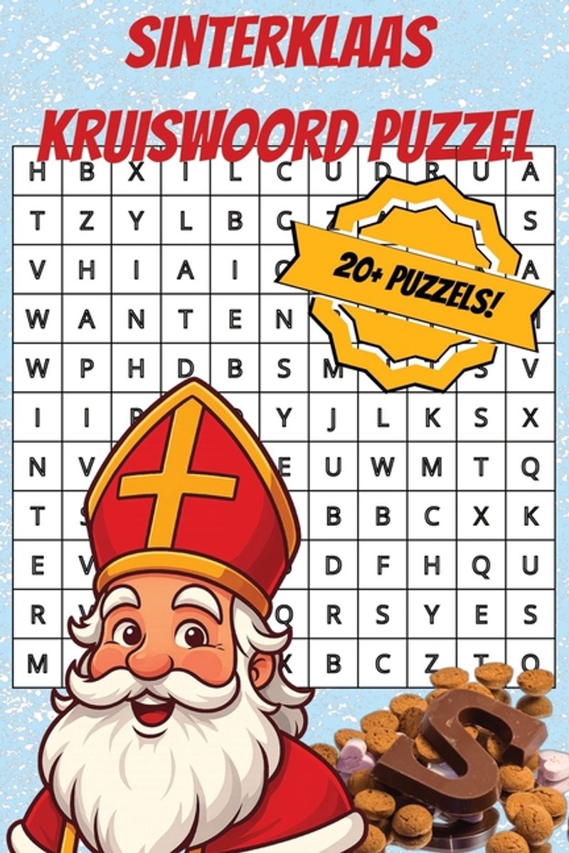 Libro de crucigramas de Sinterklaas para niños