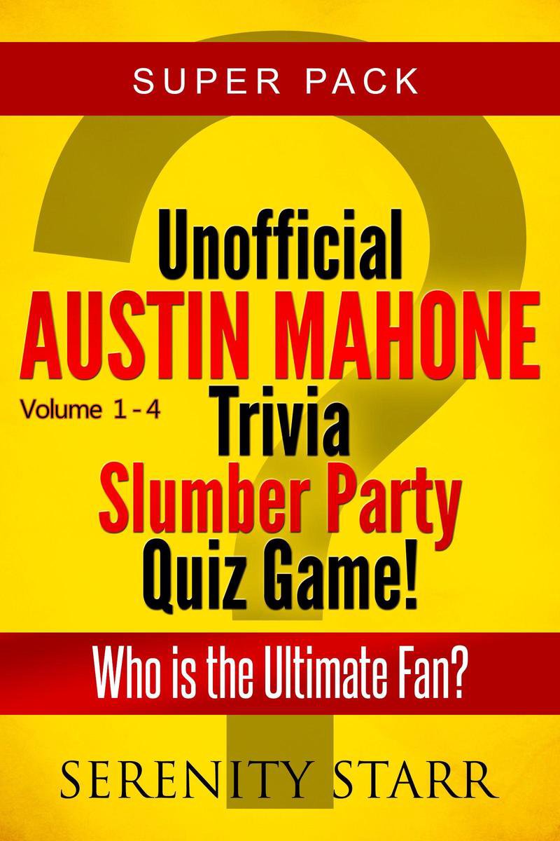 Ty non ufficiale Austin Mahone trivia slumber par gioco a quiz super pack volumi 1-4