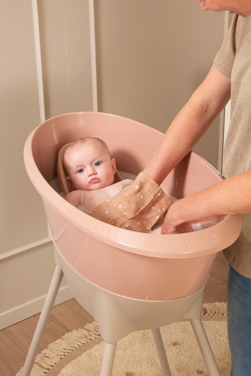Termometro da bagno digitale Luma rosa cipria