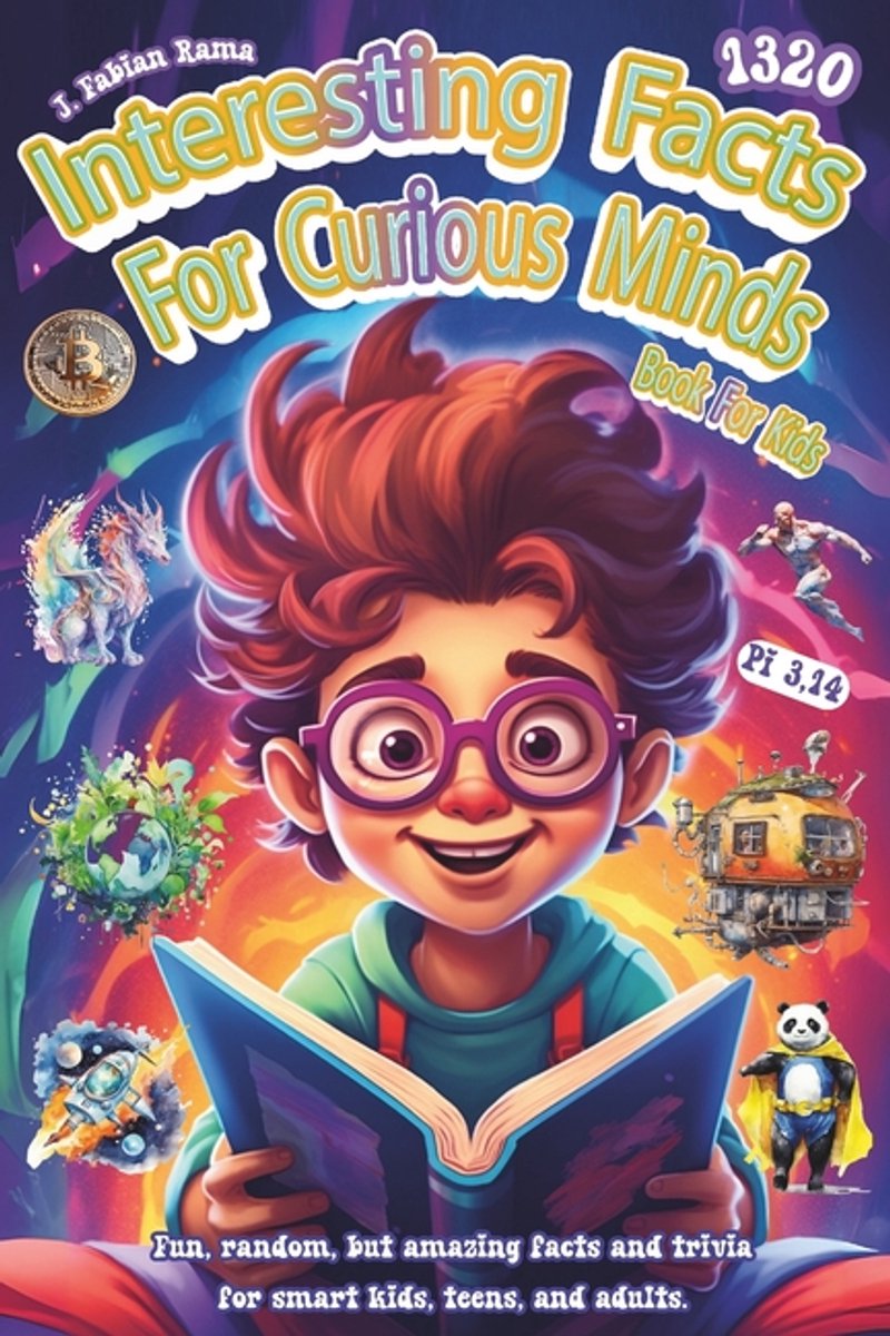 Libro de datos interesantes para mentes curiosas para niños.