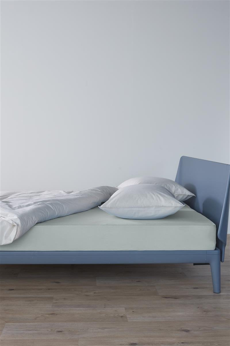 Beddinghouse - jersey - sábana bajera ajustable - 180x220 cm - azul claro