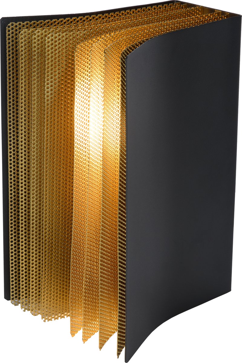 Lucide extravaganza livret - lámpara de mesa - 1xe14 - negro