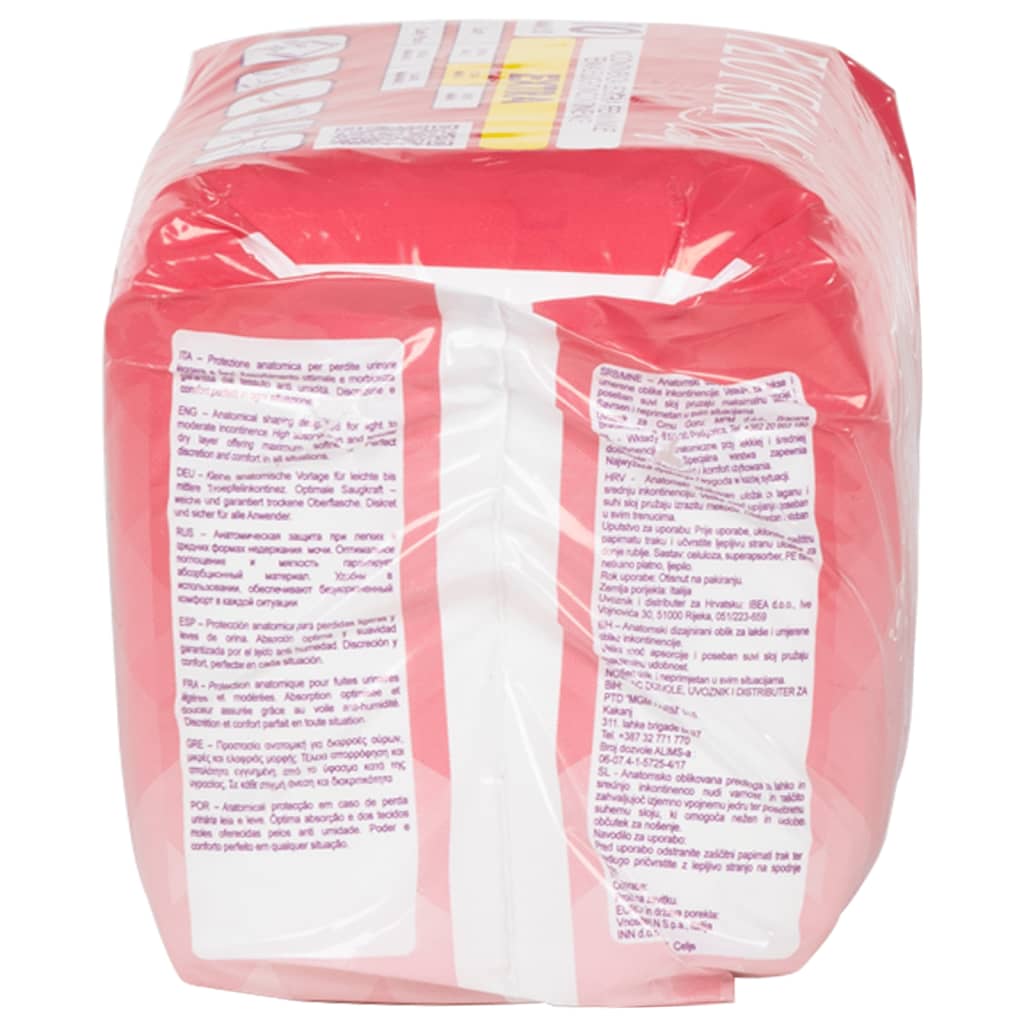 Material de incontinencia de Vidaxl Flufsan para mujeres 120 PCS