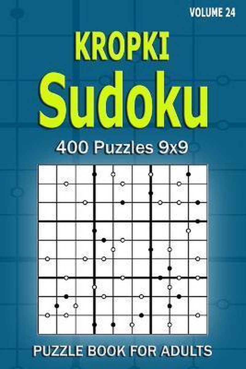 Libro de sudokus Kropki para adultos.
