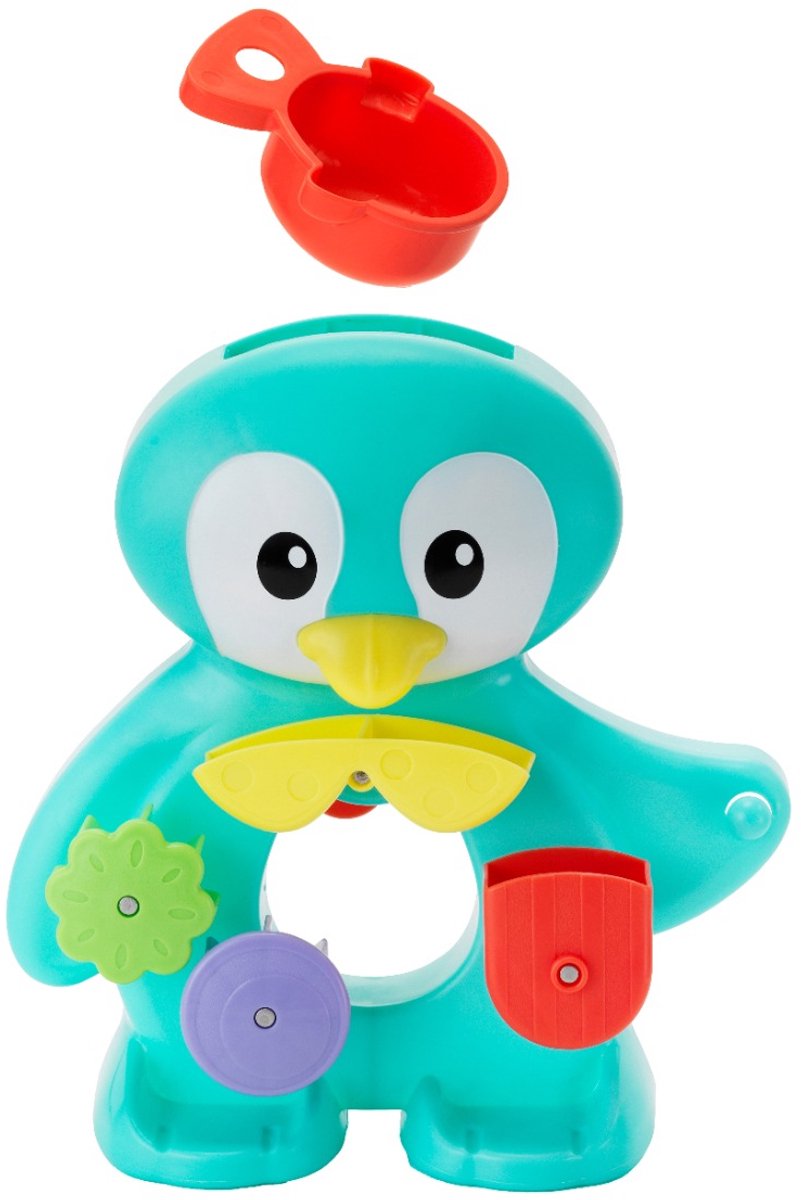 Giocattolo da bagno Infantino con vasca e pinguino