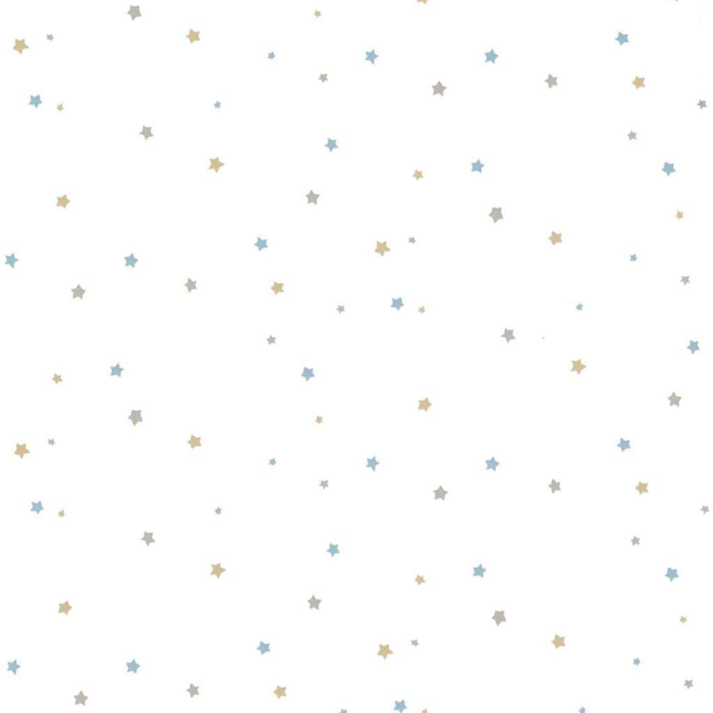 Wallpaper North Wall Noordwand Baby Little Blue and White