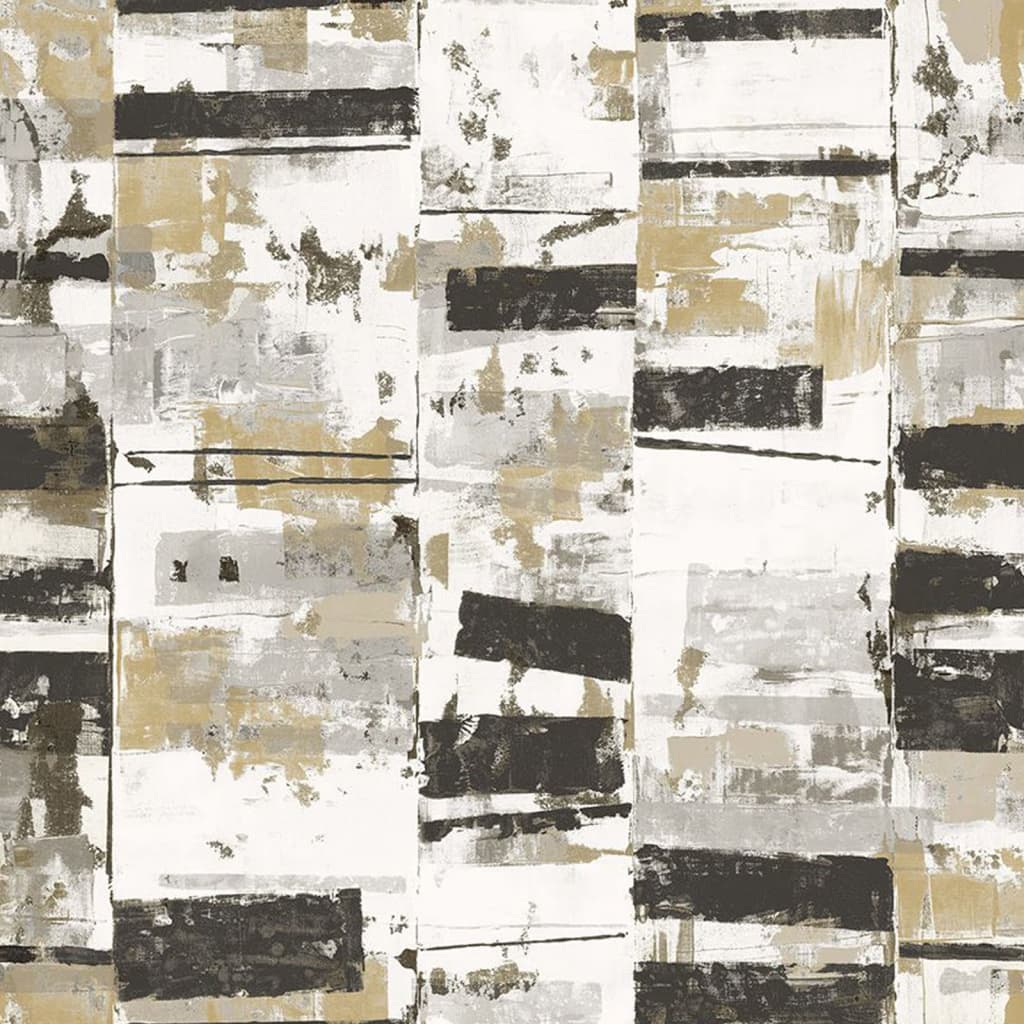 Noordwand Wallpaper Noordwand Friends Coffee Industrial Weatheded Black Metallic