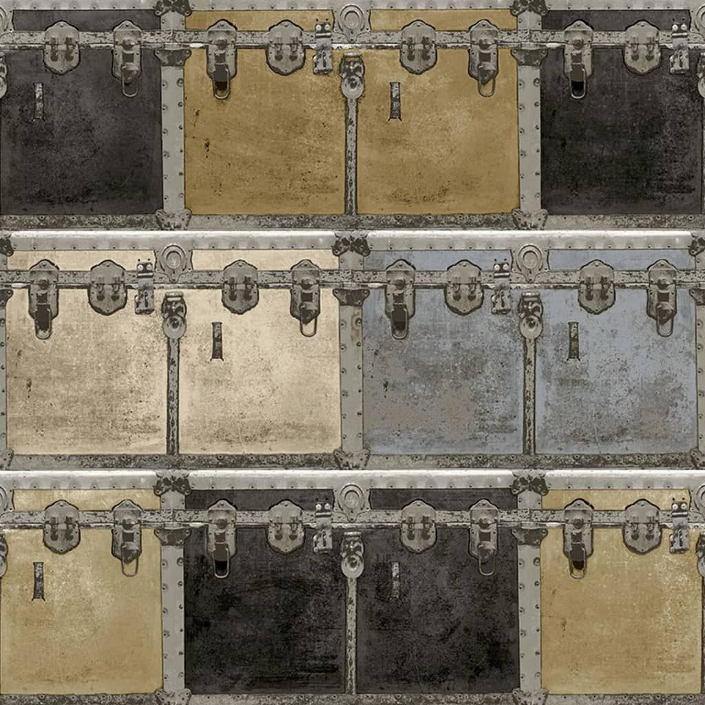 Noordwand Wallpaper Noordwand Friends Caffettes e chiusure metalliche e beige