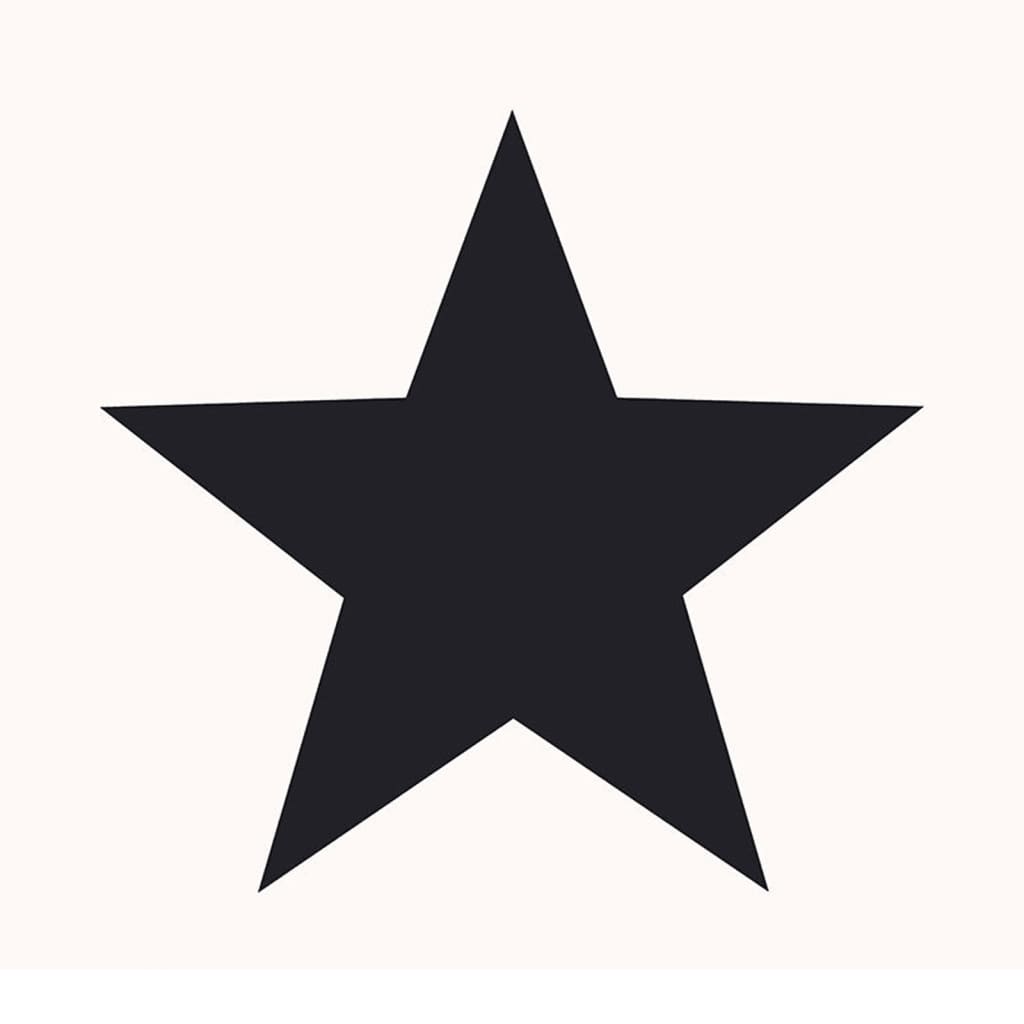 Noordwand Wallpaper Noordwand Friends Coffee Stars in bianco e nero