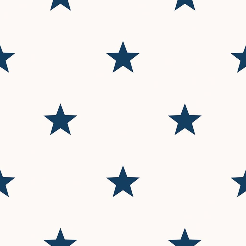 Noordwand Wallpaper Noordwand Friends Coffee Little Blue and White