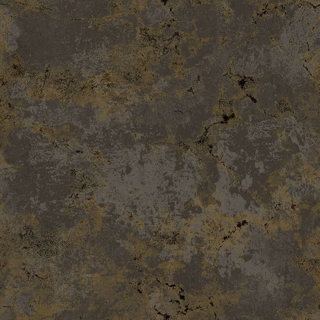 NOordwand Wallpaper Noordwand Friends Caone Marble Concrete Black and Brown