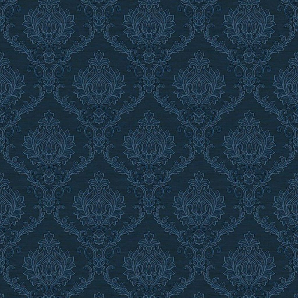 NOordwand Noordwand Wallpaper Topchic Ornaments Blue Navy
