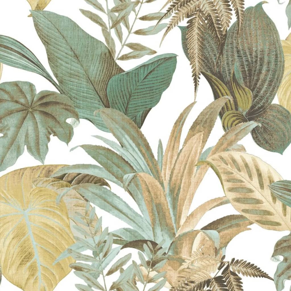 NOordwand Securo di Noordwand Foglie topchic verdi e beige