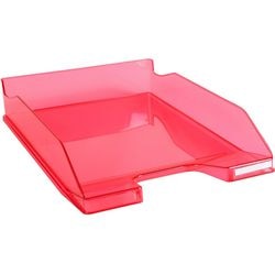 Brievenbakje combo middel exacompta glossy transparant framboos