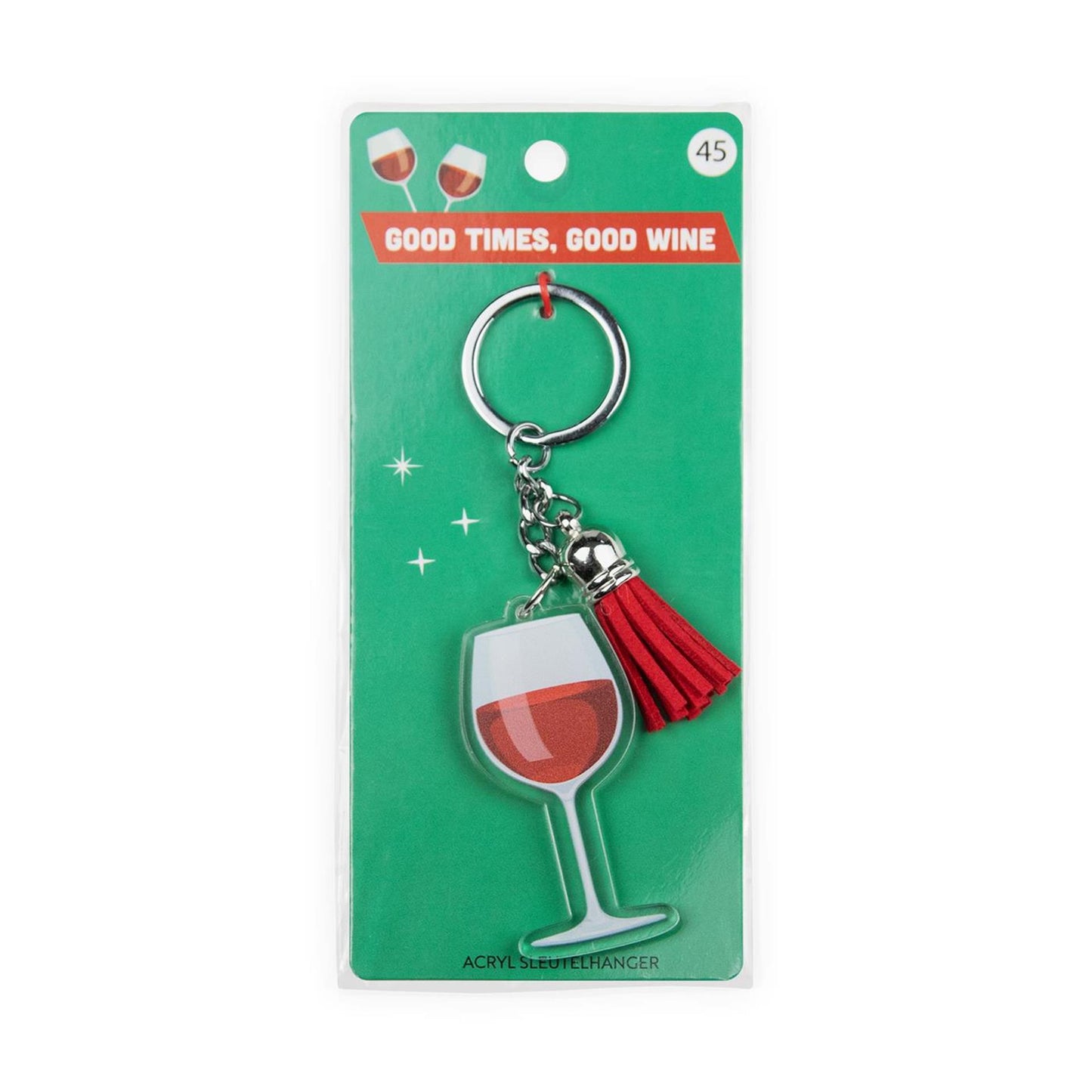 Llavero Paperdreams - vino tinto