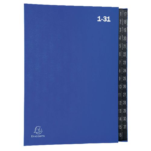 Carpeta clasificadora exacompta azul