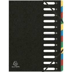 Cartella con 3 lembi ed elastico exacompta 55121e a4