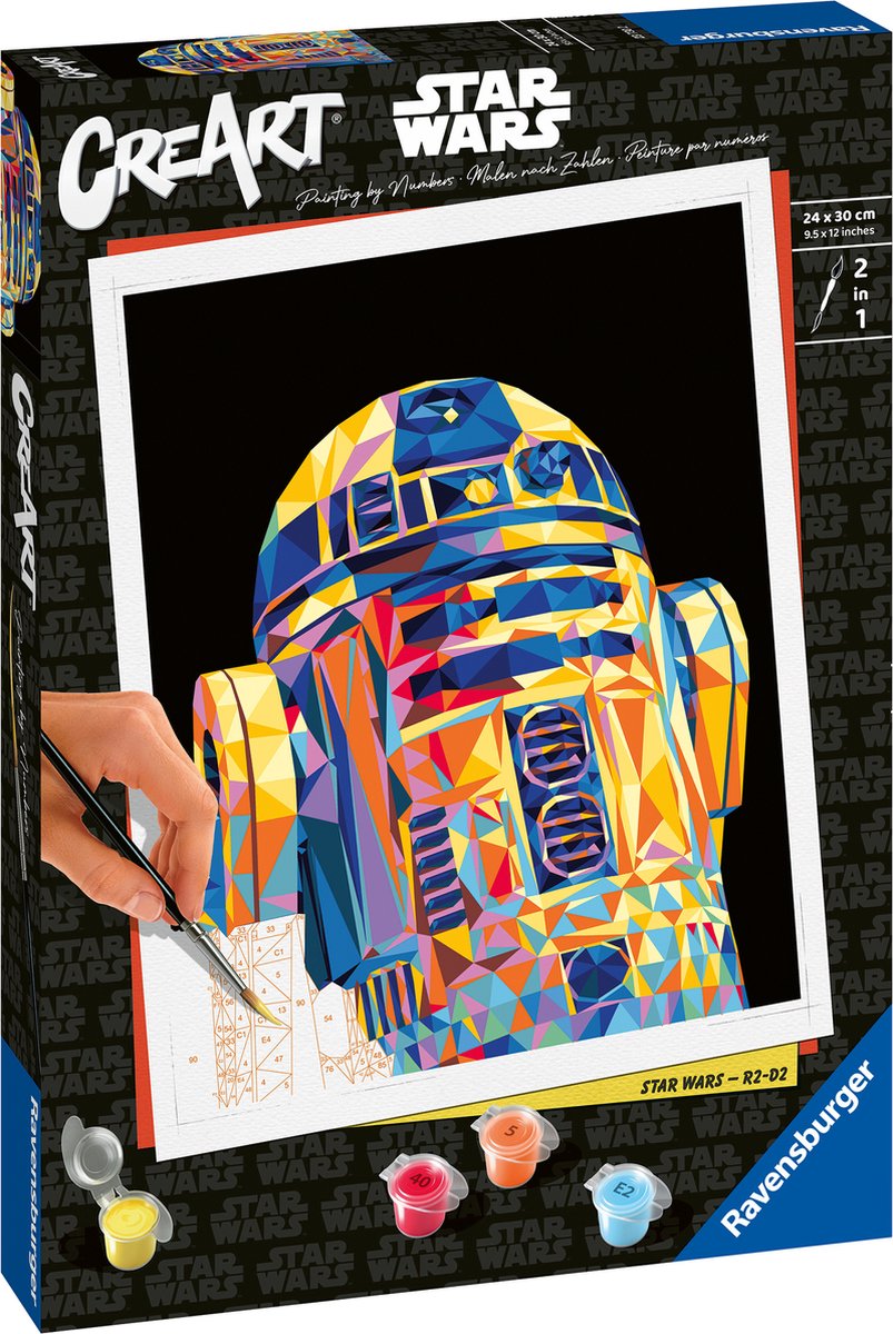 Ravensburger Creart Painting at Number Star Wars R2 D2